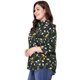 thumbnail image 4 of CamiManLarCon Botones Estampado Floral TalGrande PaMujer Negro XL, 4 of 6