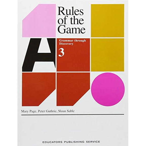 Pre-Owned Rules of the Game 3 (Paperback) 083882241X 9780838822418