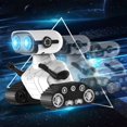 thumbnail image 3 of Robot recargable para niños - Juguete de control remoto con ojos LED - Música y sonidos interesantes - Para niños de 3, 4, 5, 6, 7, 8 años - Regalo para niños y niñas - Blanco, 3 of 5