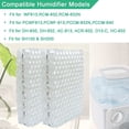 thumbnail image 3 of DEBGFS 12 Packs WF813 Humidifier Wick Filter Replacement for Reli.On RCM-832 and ProCare PCWF813 Humidifier Wick Filters,none,none, 3 of 6