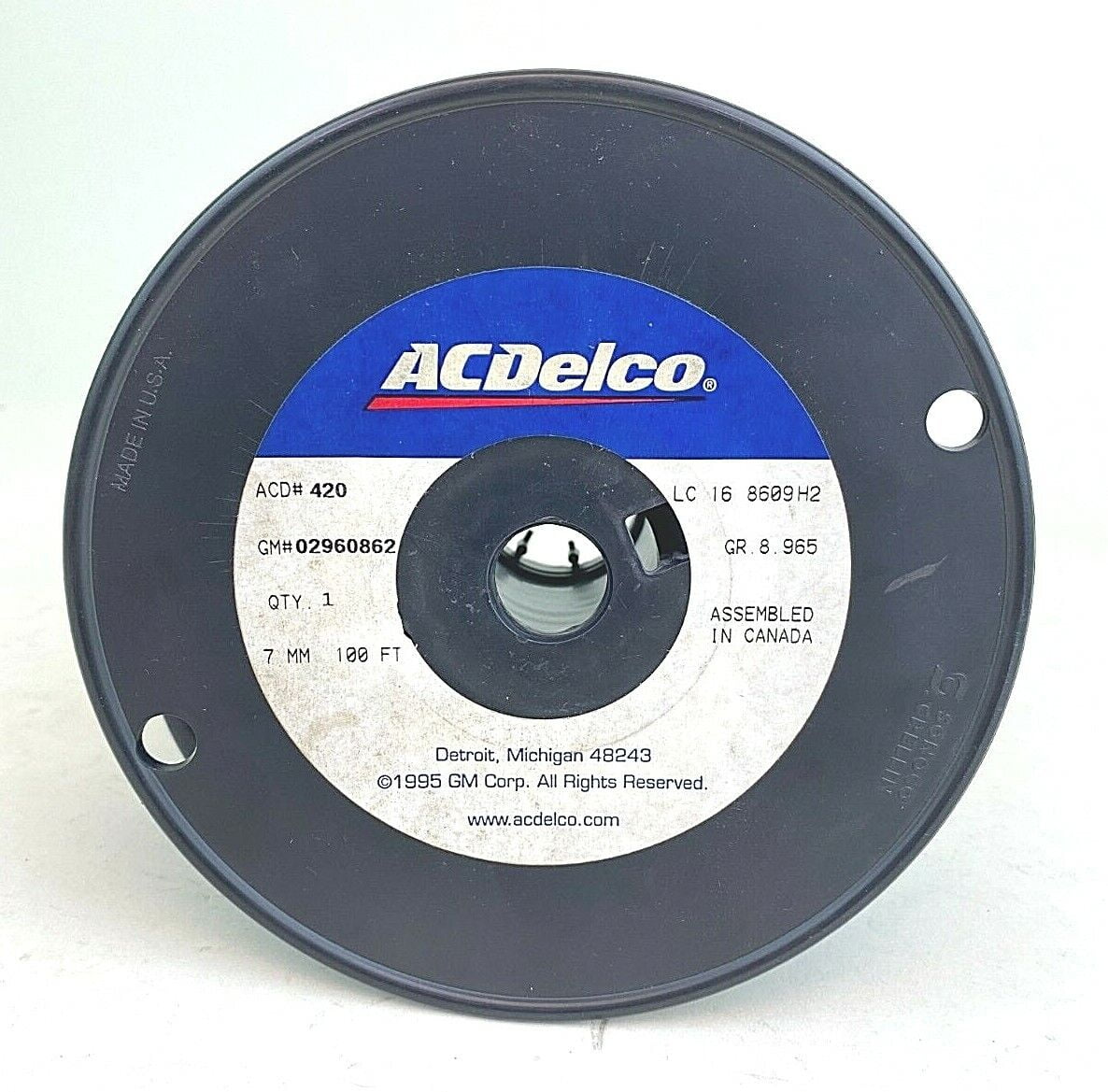 Spark Plug Wire AC Delco Original 02960862 For Chevy GMC Pontiac 7mm