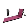 thumbnail image 3 of Silla de suelo con respaldo, plegable, con almohadilla para bronceado y bolsa de almacenamiento Color Pitaya39x40x78, 3 of 9