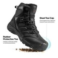 thumbnail image 2 of NORTIV 8 Men's Safety Steel Toe Work Boots Breathable Ankle Industrial Construction Boots, 2 of 8