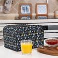 thumbnail image 6 of Lsque Rocket Space Print 4 Slice Toaster Cover , Kitchen Appliance Dustproof Protector , Toaster Protector Dustproof Kitchen Appliance Cover, 6 of 7