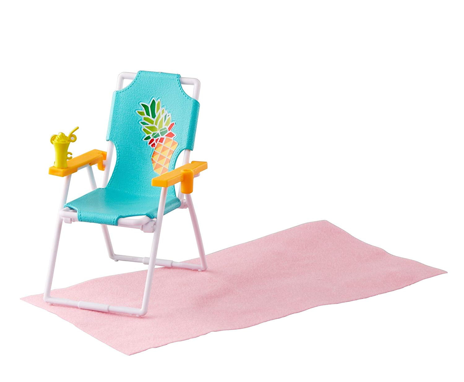 barbie with beach chair