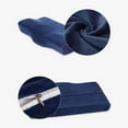thumbnail image 2 of Almohada de espuma viscoelástica, almohadas ortopédicas para dormir, almohada cervical ergonómica para dolor de cuello para personas que duermen de lado, boca arriba y boca abajo, almohada incluida, 2 of 3