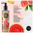 thumbnail image 5 of Organic Shop Watermelon & Peach Exfoliating Sense Booster Body Set – 100% Vegan & Organic, Natural Daily Exfoliant, Detox & Moisturizer, Body, Face, Hand & Foot, Intensive Care & Skin Toning. Pack 3, 5 of 10