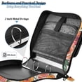 thumbnail image 4 of FORMRS Zipper Binder with Shoulder Strap 2-inch Ring 500 Sheet Capacity File Bag, Hand Drawn Floral, 4 of 5