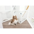 thumbnail image 3 of Primetime Petz 360° Configurable Freestanding Dog Gate with Door 24 in. White, 3 of 8
