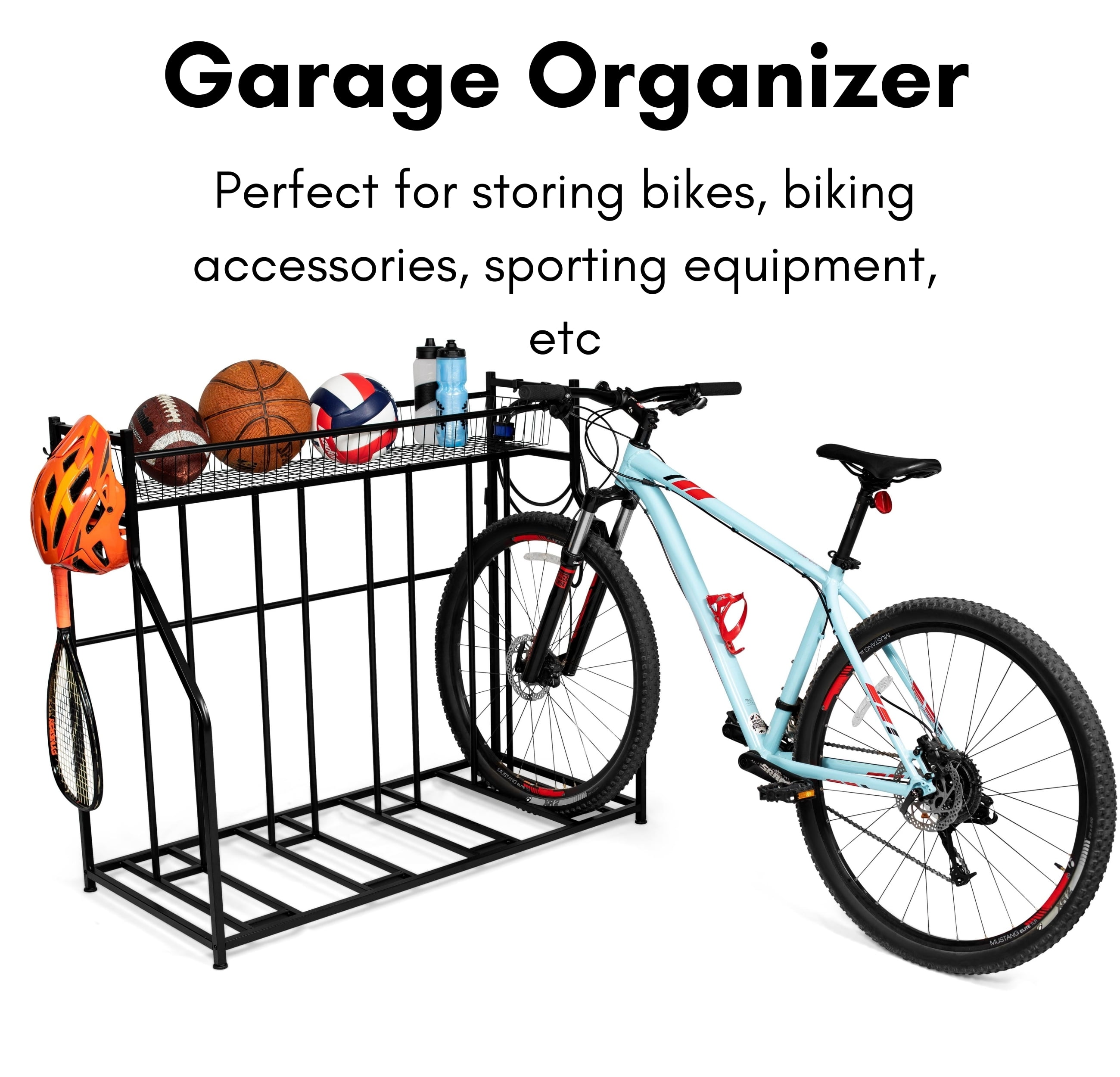 Infinite economy bike rack storage for garage or outdoor use 3 or