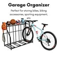 thumbnail image 3 of BirdRock Brands Stand Rack with Storage, Black (4 Bicycle), 3 of 8