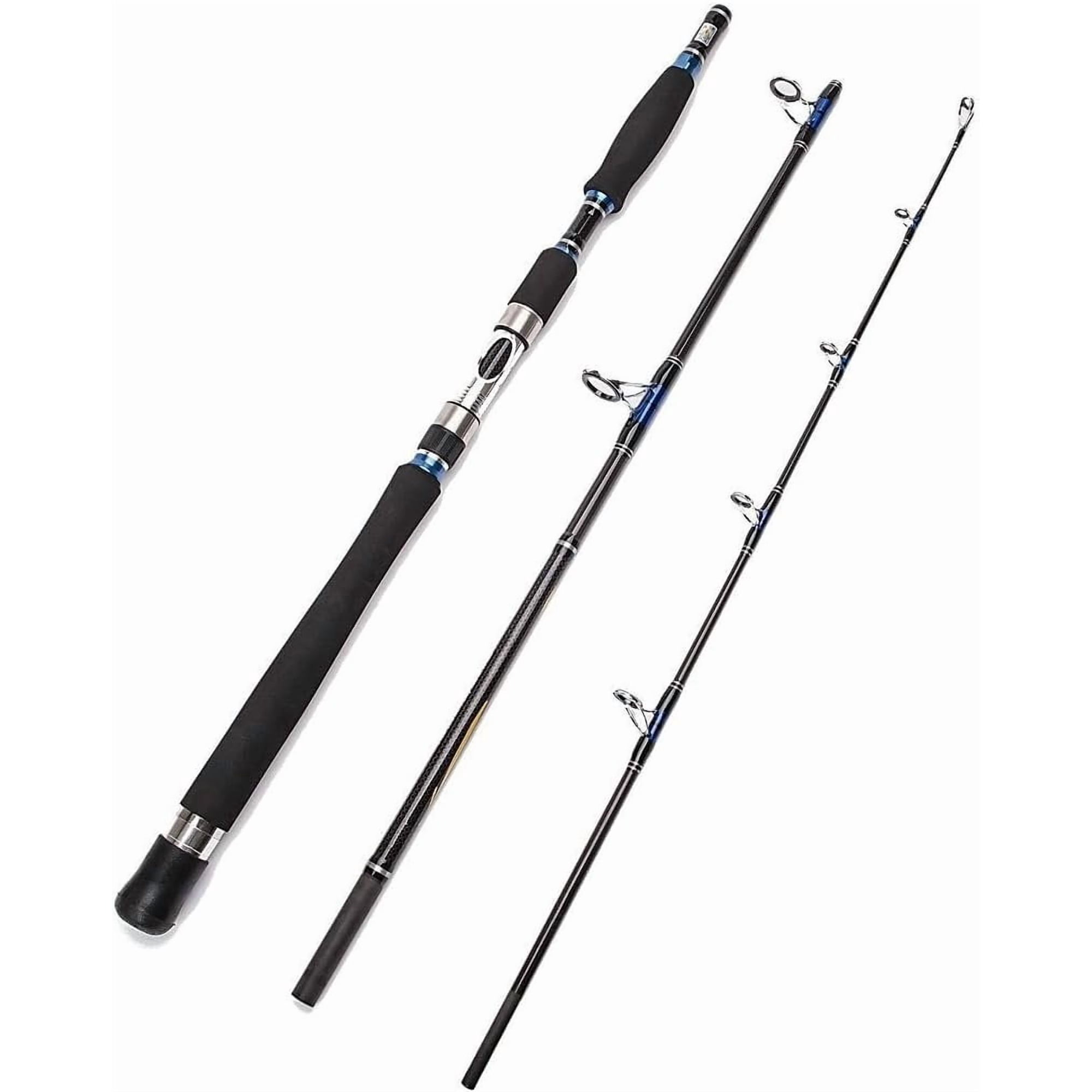 E Series – Conqueror 3- Spinning Rod Portable Graphite Spinning Fishing Rod Heavy Fishing Rod Spin (30-50 Lbs 1 Year Limited Warranty)