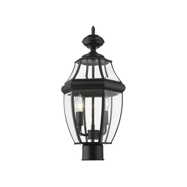 Z Lite 580PHM-BK 18 in. Westover 2 Light Black Outdoor Post Mount Fixture