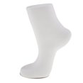 thumbnail image 1 of pitrice Adult Unisex PVC Mannequin Foot Boat Socks Anklet Socks Invisible Anklets Socks Display Medium, White, 1 of 9