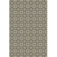 thumbnail image 2 of Aspen Brands RUG2BLK46 Tapis Design Européen 4 x 6 Pi. - Noir & Blanc, 2 of 2