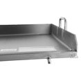 thumbnail image 3 of M.D.S Cuisine Cookwares Griddle Grill Stainless Steel 32" X 17" Plancha BBQ Heavy Duty Comal Outdoor Stove New, 3 of 5