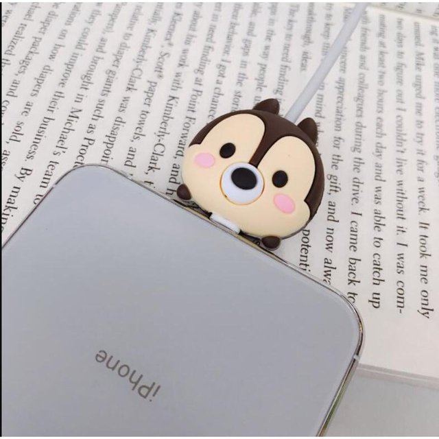 oneday Animal Chopped Cargador usb Cable Protector compatible Para Iphone/Samsung Android
