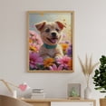 thumbnail image 6 of Diamond Art Kit for Adults, Puppy Joyful Flowers Bright Collar Diamond Painting for Adults Beginners, 5D DIY Diamond Art Painting Kits, Colorful Diamond Painting Craft for Home Decor 12x16, 6 of 7