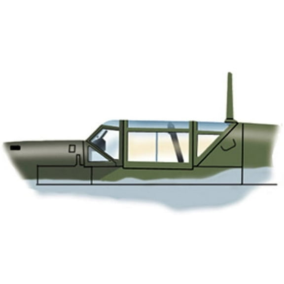Me Bf 109 B/E Vacuform Canopy x2 for Hobbycraft (1/48 model kit accessory)