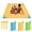 Yellow, variant on Deago Sandfree Beach Blanket, 79''×59'' Large Sandproof Beach Mat for 4-7 Adults, Waterproof Pocket Picnic Blanket , Outdoor Blanket for Travel, Camping, Hiking (Blue)