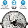 High Velociy Indusrial Floor Fan, Heavy Duy Meal Fan, Adjusable il and
