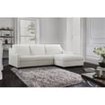 thumbnail image 2 of Lexicon Zayden 2-Piece Plywood and Fabric Sectional with Right Chaise in Ivory, 2 of 8