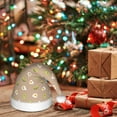 thumbnail image 6 of Honeii Egg and Avocado Print Hat Santa Claus Hat For Xmas Party, Christmas Caps For Boys Girls Child,Christmas Beanie, 6 of 6
