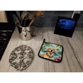 thumbnail image 4 of Carolines Treasures DAC6442PTHD 7.5 x 7.5 in. Unisex Golden Retriever Luau Pair of Pot Holder, 4 of 5