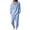 Light Blue, variant on Mens Linen Sets 2 Piece Outfits Hooded Henley Shirt Matching Lightweight Lounge Pants Linen Sets Beach Fashion Suit