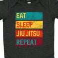 thumbnail image 4 of Inktastic Eat Sleep Jiu Jitsu Repeat Boys or Girls Baby Bodysuit, 4 of 5