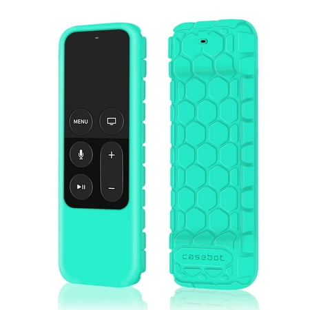 Fintie Silicone Case Cover for Apple TV 4K / 4th Gen Remote Controller, Mint