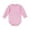 Pink, variant on Auroural 6-9 Month Onesies Children's Solid Color Long Sleeved Jumpsuit Baby Summer Breathable and Comfortable Bag Fart