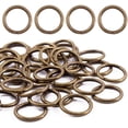 thumbnail image 1 of 60Pcs 1 Inch / 25mm Heavy Duty Multi-Purpose Metal O Ring Metal Rings for Hardware Bags Ring Bronze, 1 of 5
