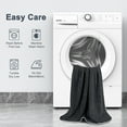 thumbnail image 6 of Bath Towels Set of 4, Large 28"x 55" Bath Towels Highly Absorbent & Quick Dry, 100% Microfiber Bath Sheets, Soft Towels for Bathroom Spa Hotel Gym, Black, 6 of 7