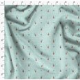 thumbnail image 4 of Soimoi Green Poly Georgette Fabric Stars & Violin Musical Instrument Print Sewing Fabric Yard 42 Inch Wide, 4 of 5