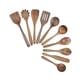 thumbnail image 1 of Wooden Cooking Utensils, Kitchen Utensils Set With Holder Teak Wood Spoons And Wooden Spatula For C, 1 of 5