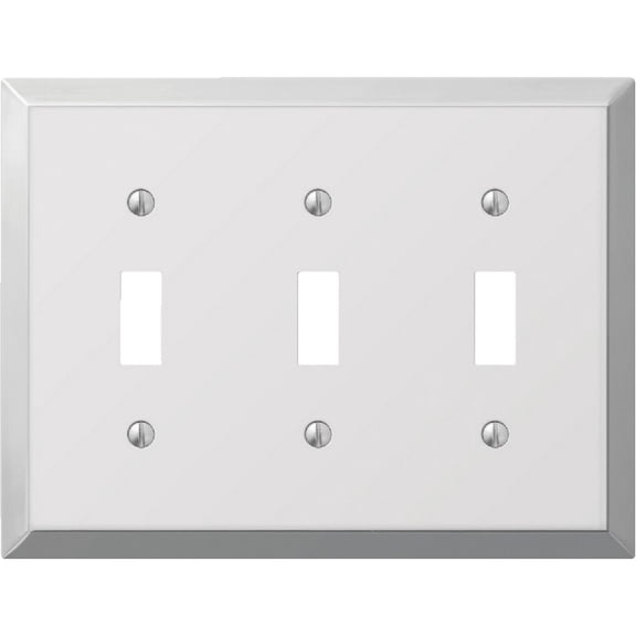WALLPLATE 3TOG PC