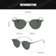 thumbnail image 2 of El marco pequeño retro es delgado, gafas de sol con personalidad de tendencia de tiro callejero, hechas de PC, 2 of 5