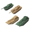 thumbnail image 3 of Kit de 4 modelos de vehículos a escala 1:144, ideal como regalo de simulación, juguetes de construcción. Estilo F, 3 of 9