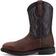 thumbnail image 2 of Ariat Mens Rigtek Wide Square Toe Waterproof Composite Toe Work Boot 7 Wide Brown, 2 of 5