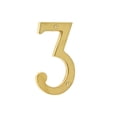 thumbnail image 1 of Número para puerta Bebarley 7 de latón macizo, 7,5 cm, 1 of 6