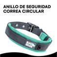 thumbnail image 3 of Collar para Perros Black Rhino, Neopreno Acolchado, Costuras reflectantes, Ajustable, XL (Azul/Gris) azul acero L, 3 of 7