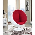 thumbnail image 3 of Modway Eero Aarnio Style Ball Chair in Blue, 3 of 5