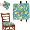 thumbnail image 2 of Asiento Booster Dznils para Mesa de Comedor para Niños pequeños con Hebillas de seguridad color Fruta verde, 2 of 11