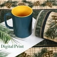 thumbnail image 2 of Yesurprise 10'x13' Christmas Border Area Rugss - Washable Green Area Rugs with Pinecorn Xmas Decor, Non Slip Soft Carpet for Living Room, Bedroom, Nursery, 2 of 8