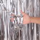thumbnail image 1 of Cortina metalizada con flecos para decoración de fiesta 2x1m Deng Xun unisex, 1 of 2