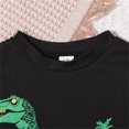 thumbnail image 6 of Toimothcn Toddler Baby Boys Outfit Set Short Sleeve Cartoon Dinosaur Printed Tees + Stretchy Shorts 2Pcs Summer Clothes Sets Cool Loose Fit Kids Outfit Sets Comfy Kids Dailywear, 6 of 9