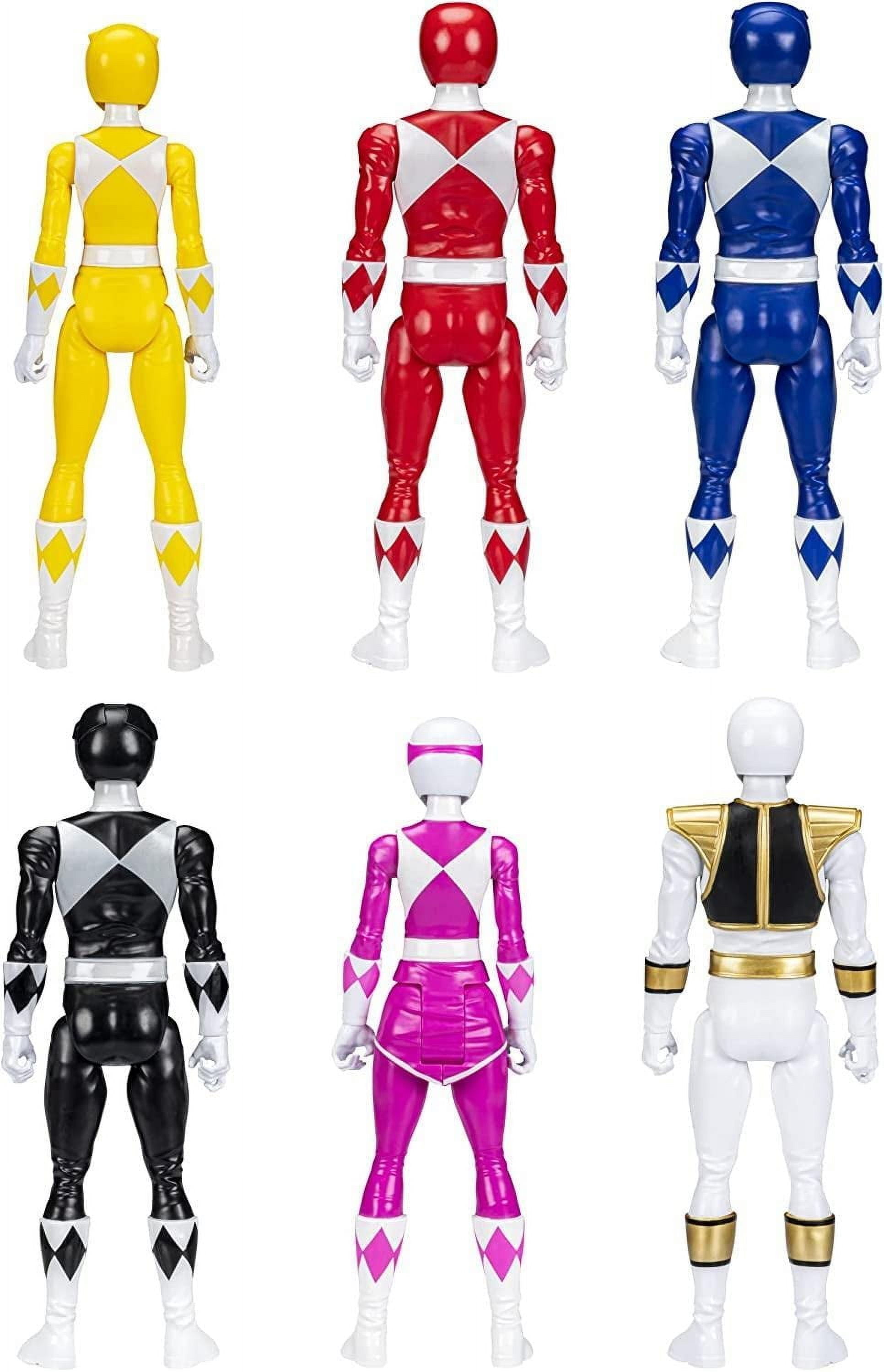 Power Rangers Mighty Morphin Multipack 12-inch Action Figure 6-Pack, Toys with Accessories for Kids 4 and Up Exclusive