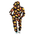 thumbnail image 3 of Combinaison à Capuche pour Femmes, Pantalon Long de Noël, Justaucorps à Manches Longues, Pyjama, Tenue d'Intérieur, 3 of 3
