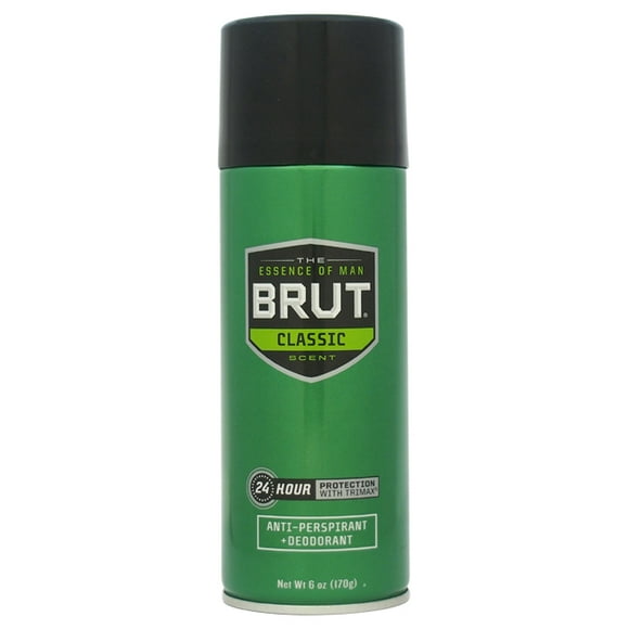 Antiperspirant & Deodorant Spray by Brut - 6 oz Deodorant